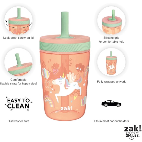 Zak! 2 pack bundle tumblers - BRAND NEW IN BOX - Picture 6 of 7
